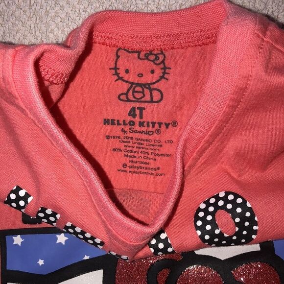 NWOT Girls 4T Hello Kitty SS Graphic TShirt - Picture 2 of 5